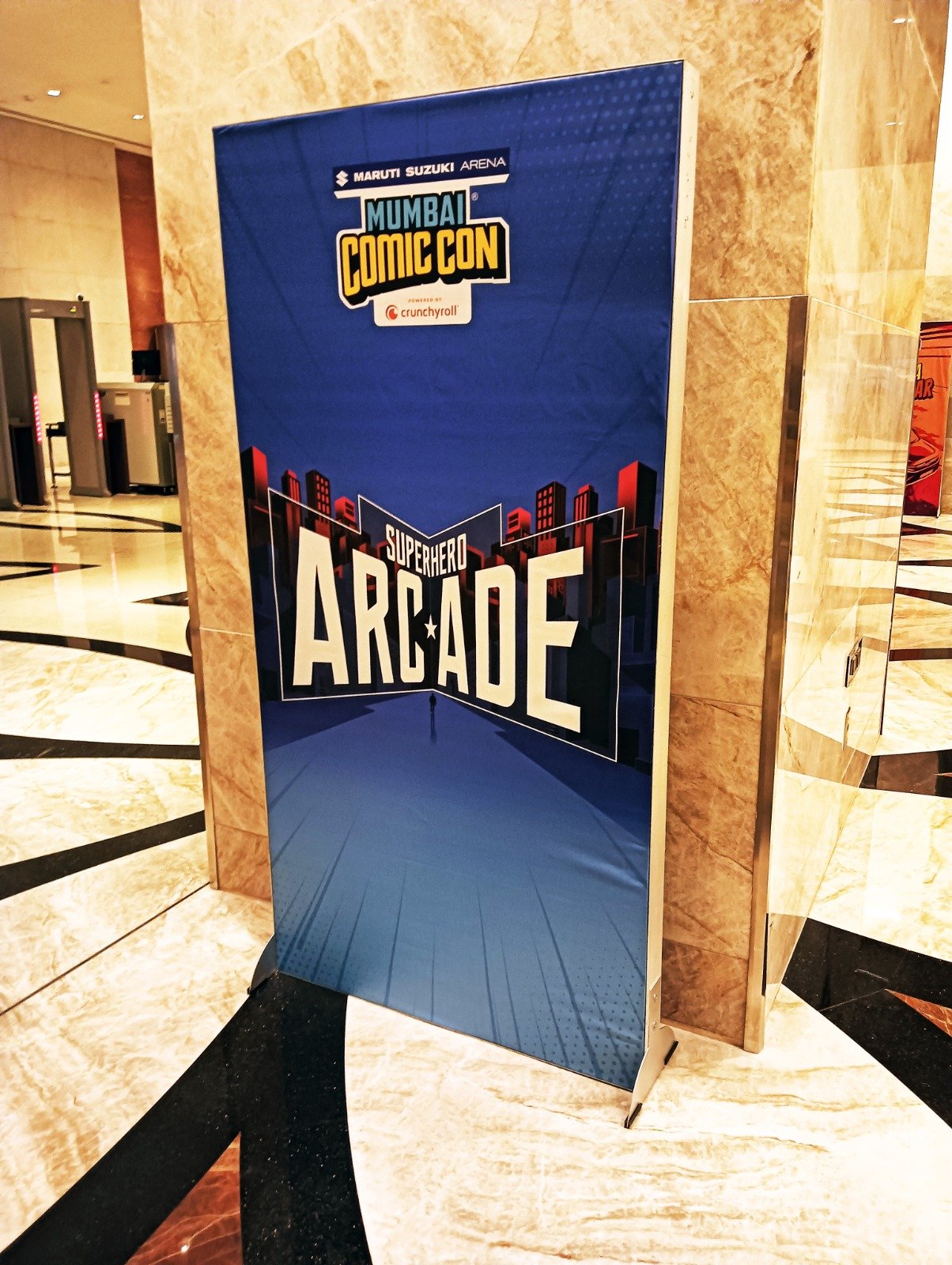 Event Standee Branding — Free-standing frame graphics for entrance and activation zones.