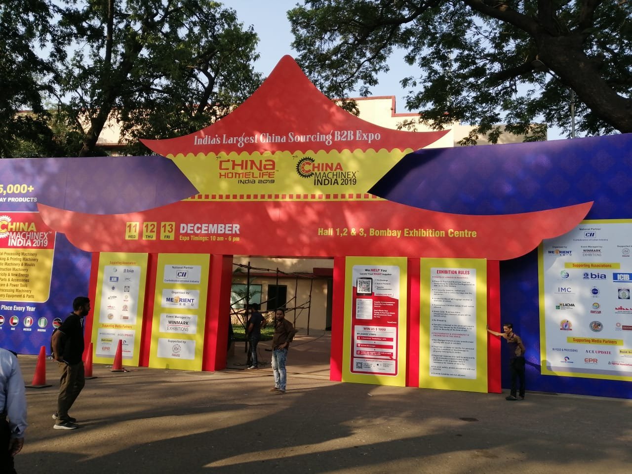 Venue Branding — Printed and mounted brand surfaces installed on site.