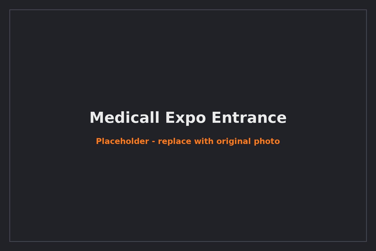 Medicall Expo Entrance